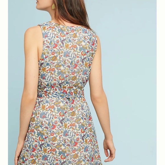 DONATED: Anthropologie; Ranna Gill; Botania Wrap Dress; Sz: M - Picture 2 of 11